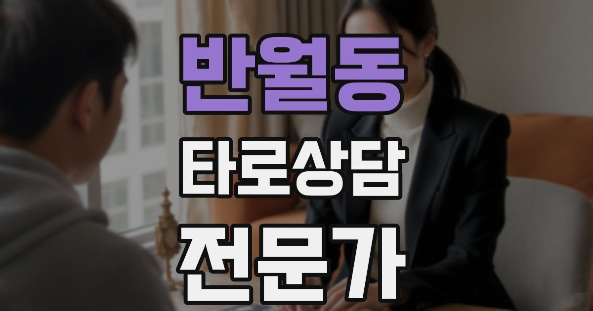 반월동 타로상담전문가 자격증
