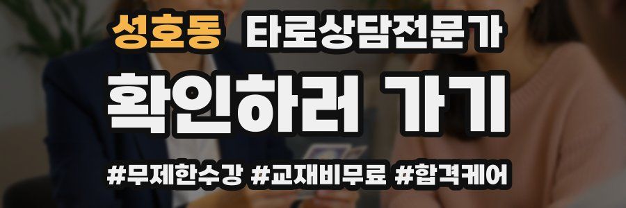 성호동 타로상담전문가 자격증