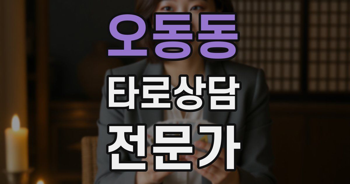 오동동 타로상담전문가 자격증