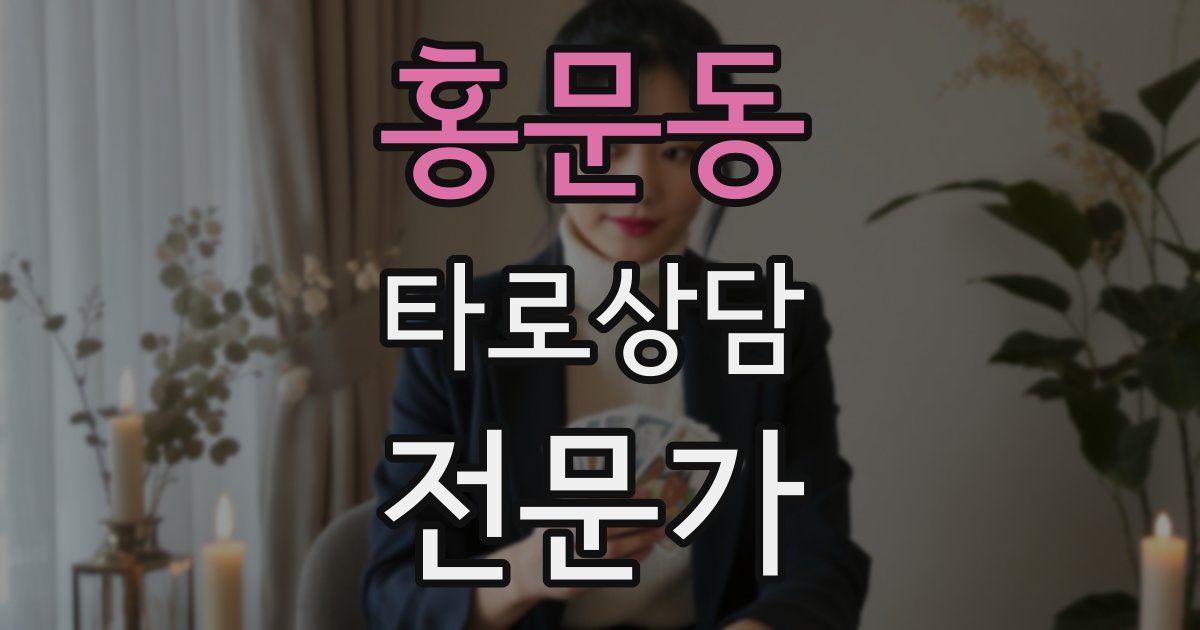 홍문동 타로상담전문가 자격증