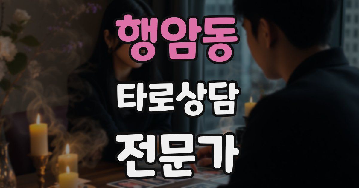 행암동 타로상담전문가 자격증