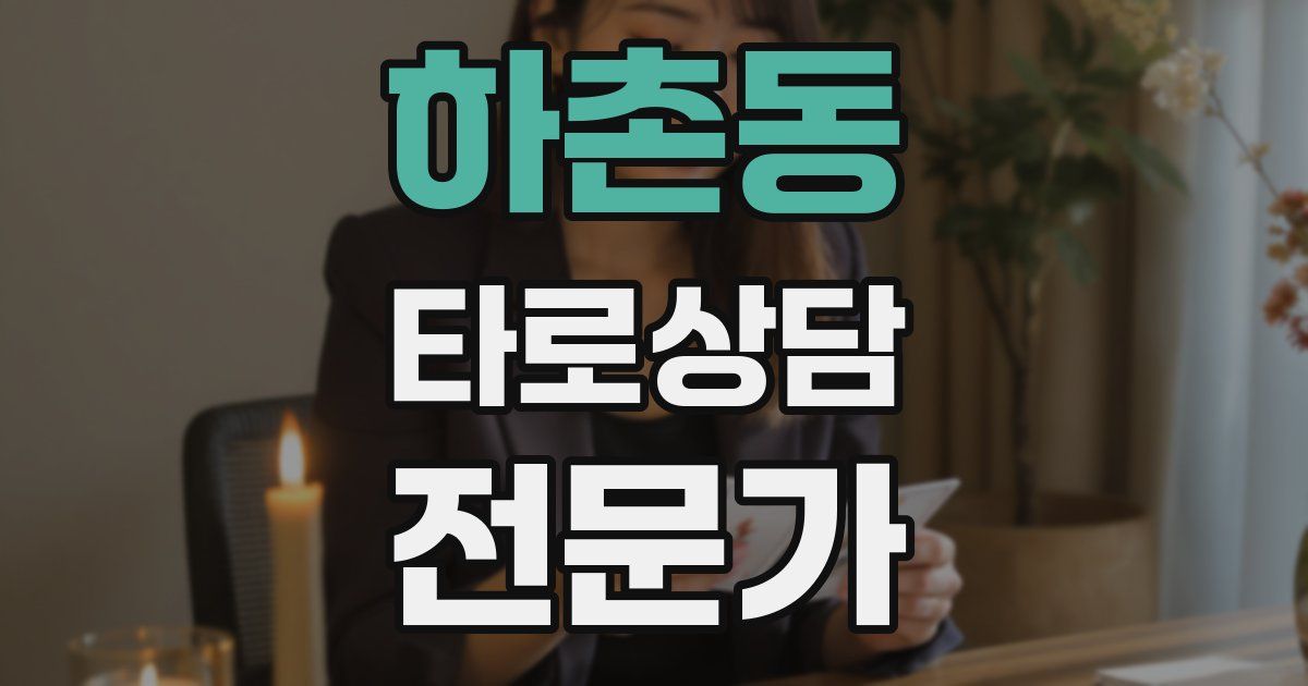 하촌동 타로상담전문가 자격증