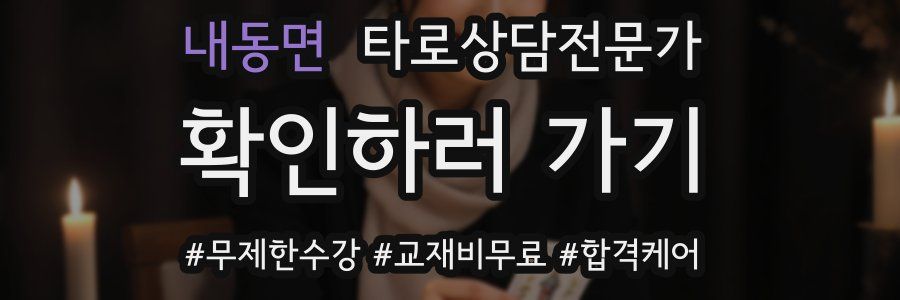 내동면 타로상담전문가 자격증