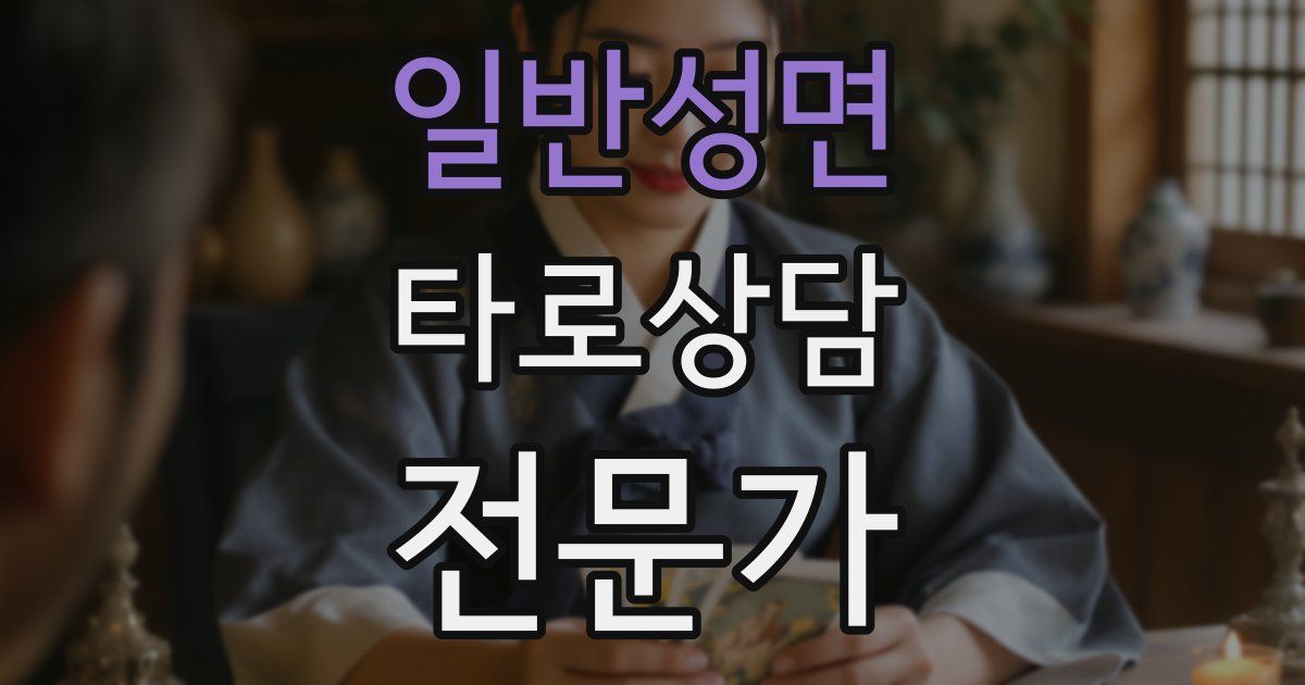 일반성면 타로상담전문가 자격증