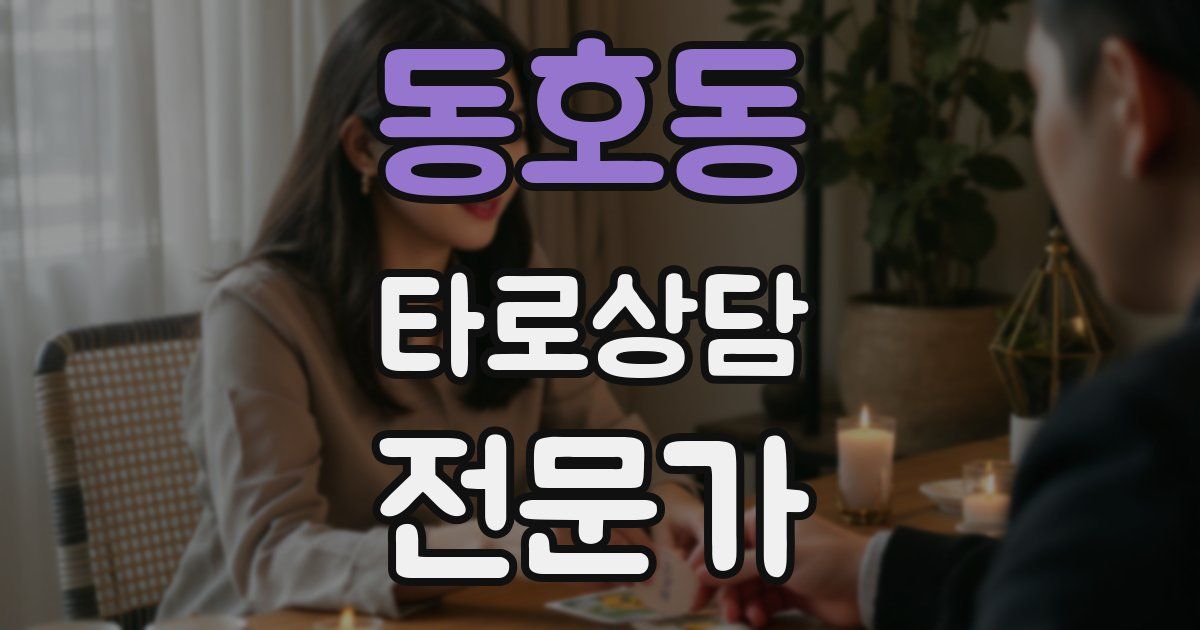 동호동 타로상담전문가 자격증