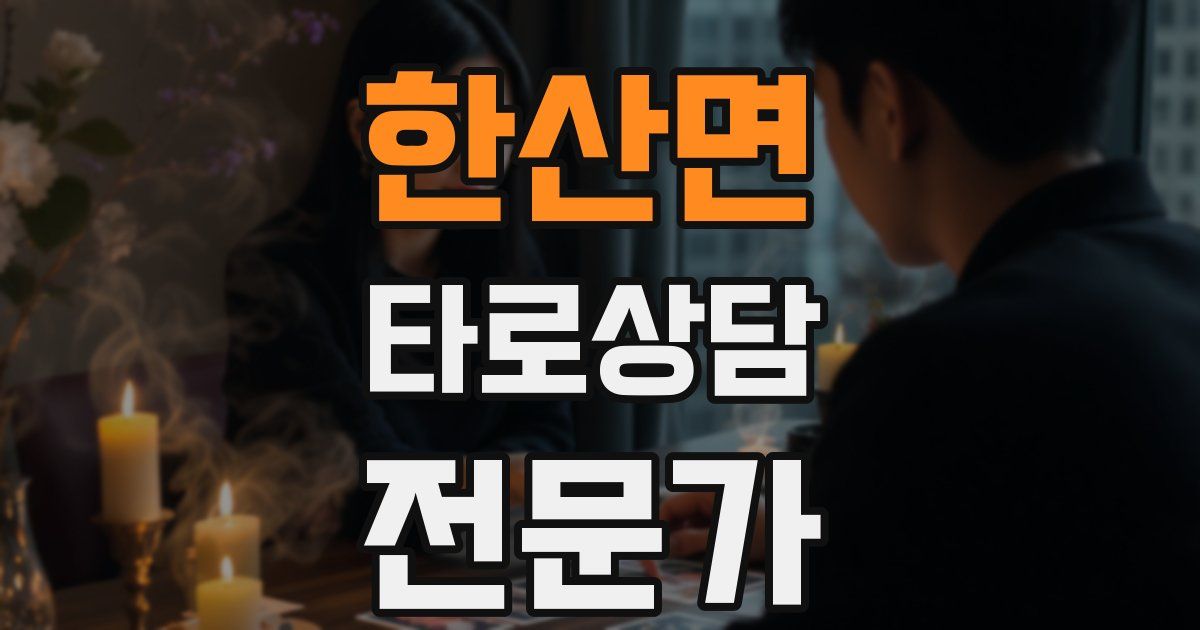 한산면 타로상담전문가 자격증