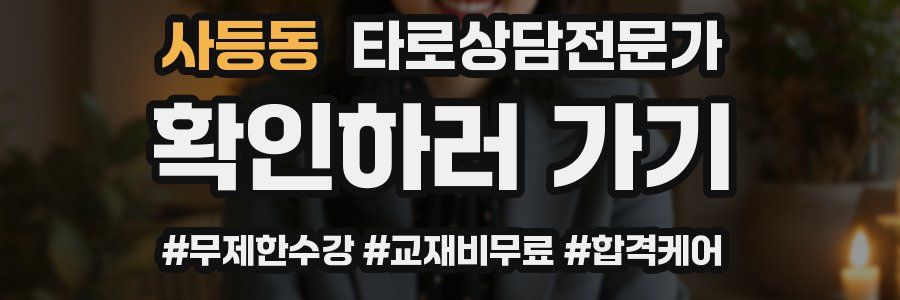 사등동 타로상담전문가 자격증