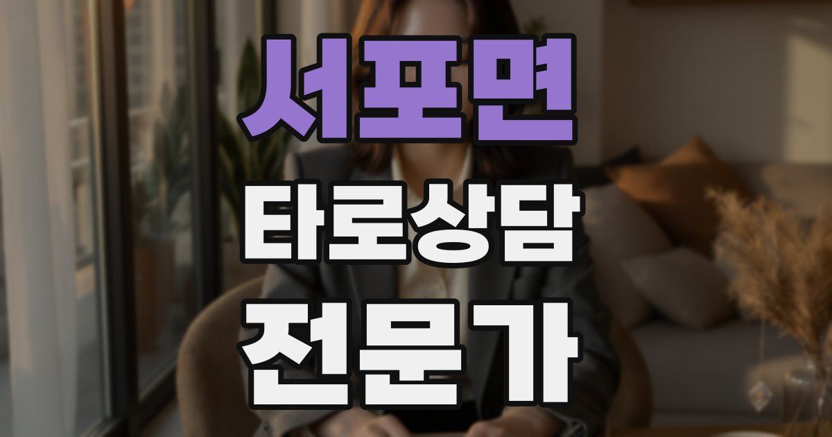 서포면 타로상담전문가 자격증