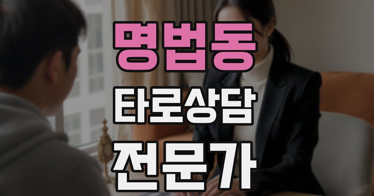 명법동 타로상담전문가 자격증