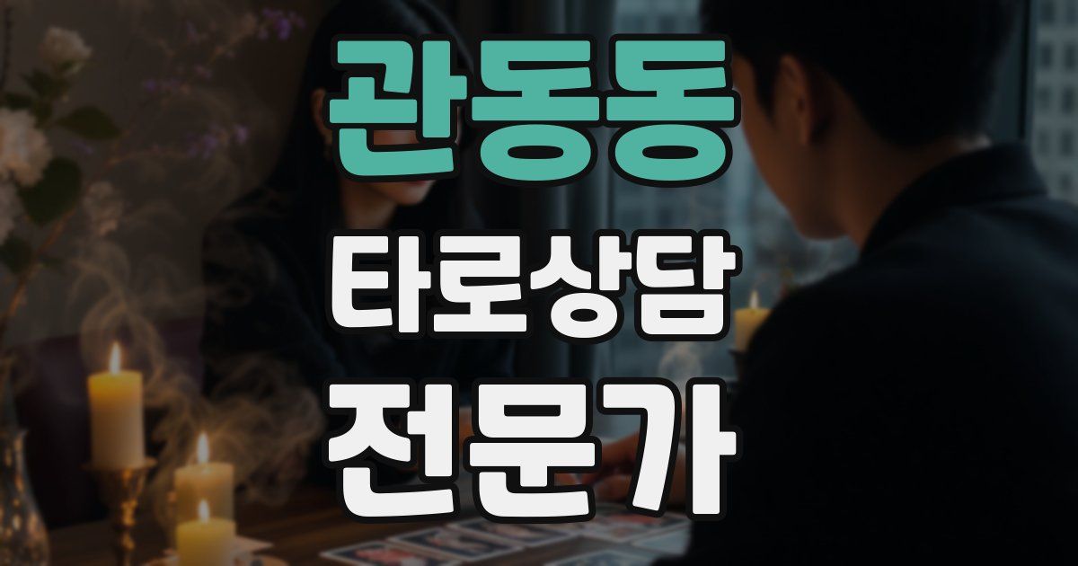 관동동 타로상담전문가 자격증