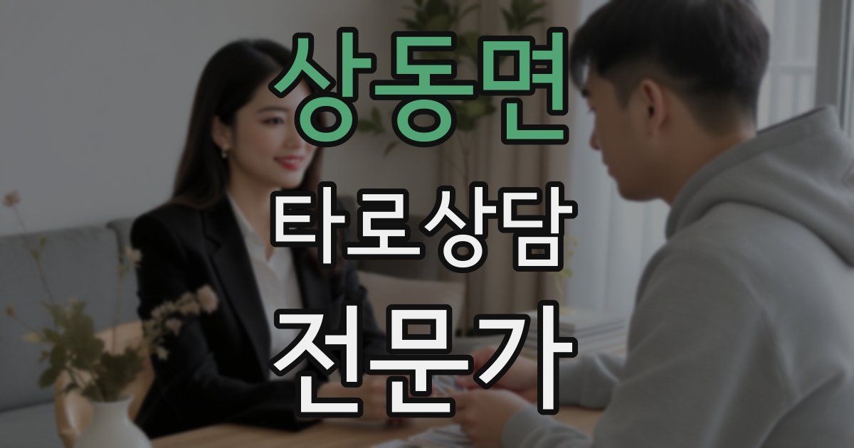 상동면 타로상담전문가 자격증