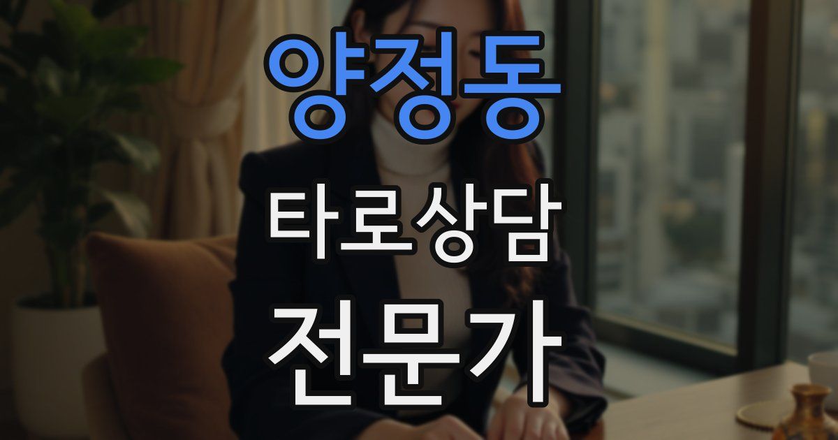 양정동 타로상담전문가 자격증