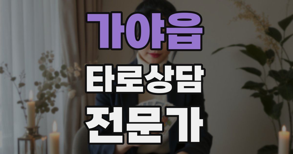 가야읍 타로상담전문가 자격증