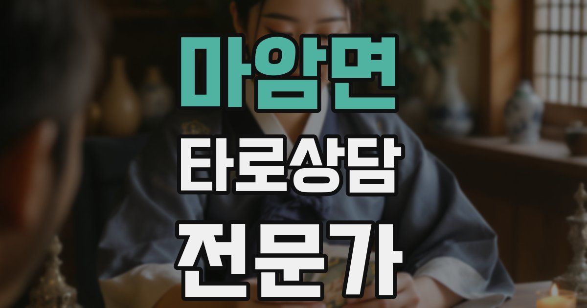 마암면 타로상담전문가 자격증