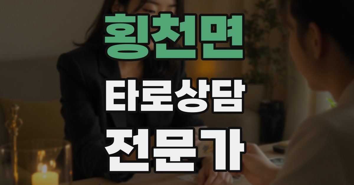 횡천면 타로상담전문가 자격증