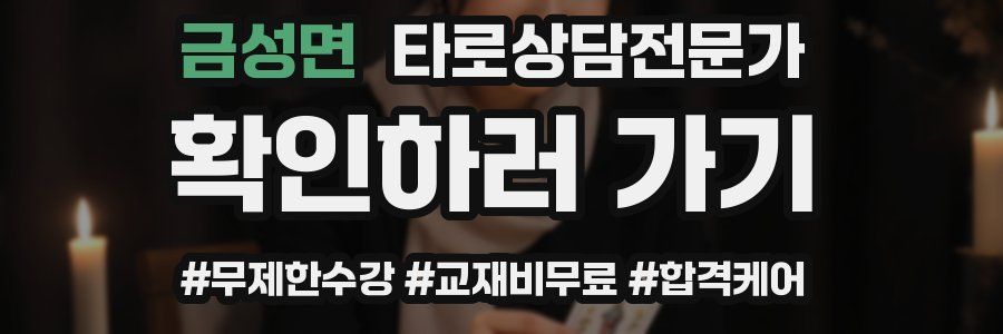 금성면 타로상담전문가 자격증