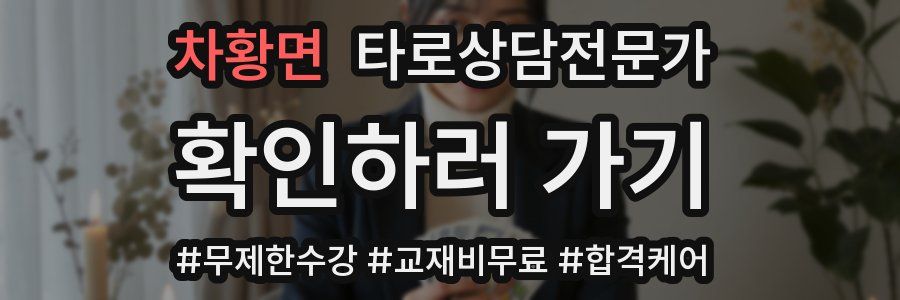 차황면 타로상담전문가 자격증