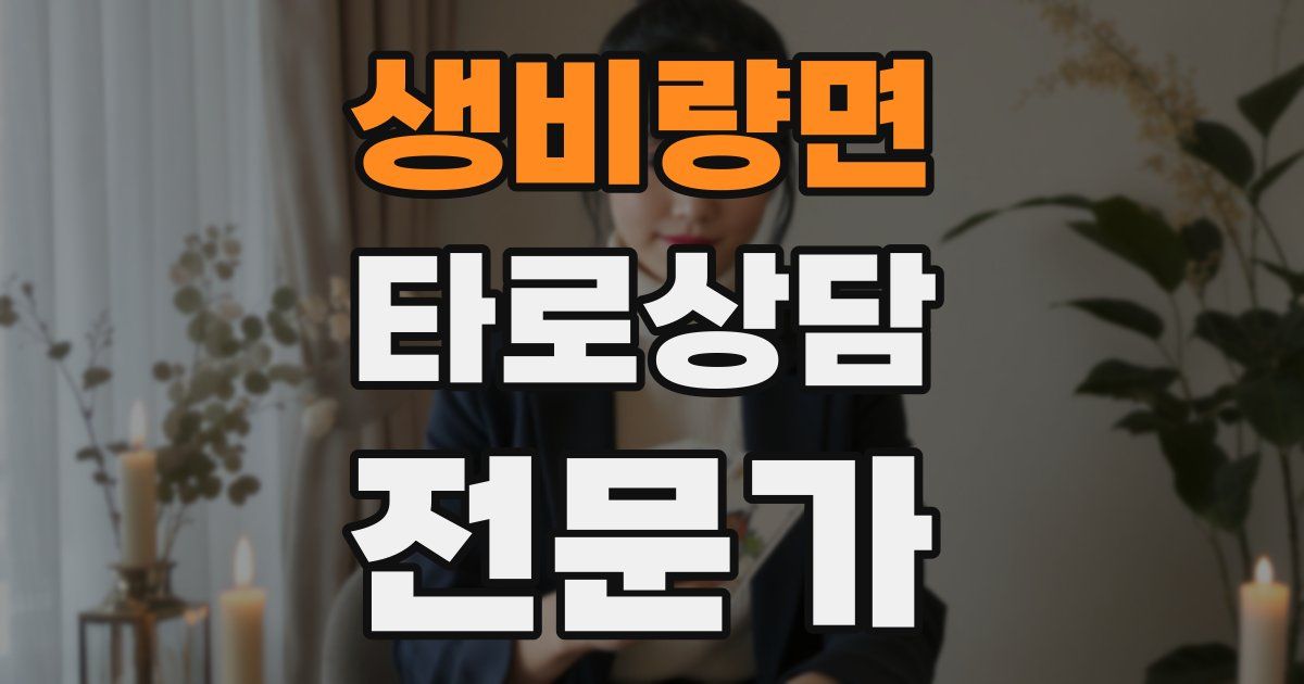 생비량면 타로상담전문가 자격증