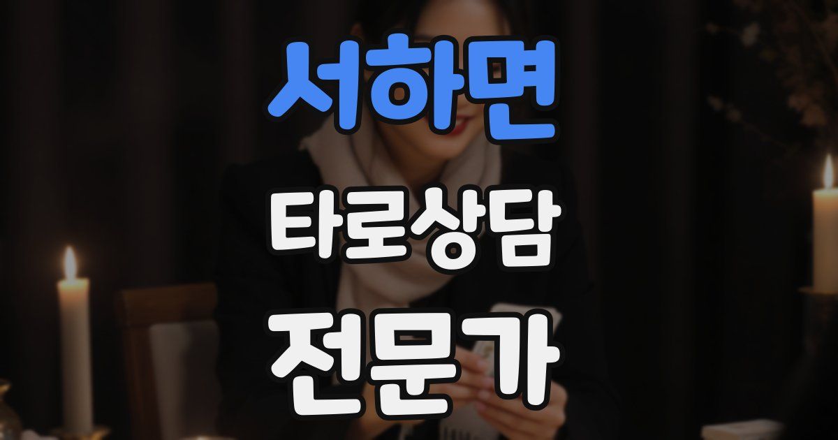 서하면 타로상담전문가 자격증
