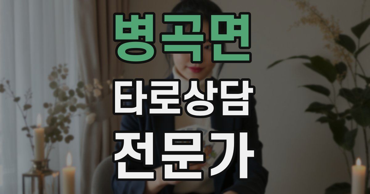 병곡면 타로상담전문가 자격증