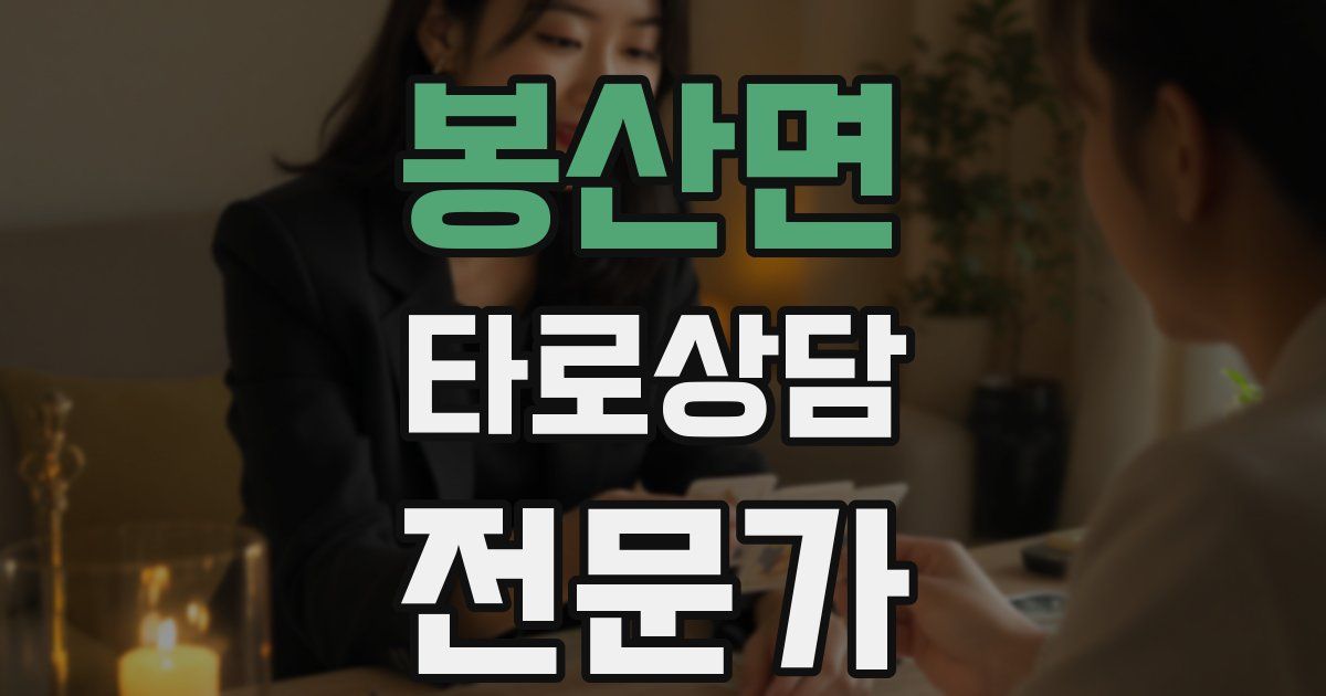 봉산면 타로상담전문가 자격증