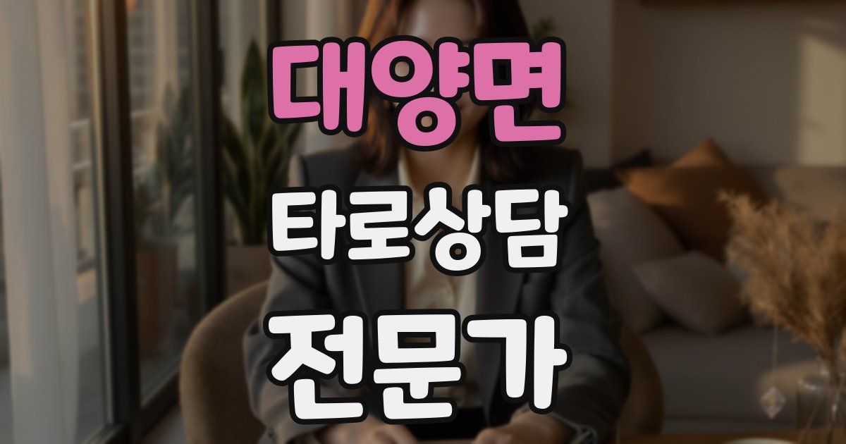 대양면 타로상담전문가 자격증