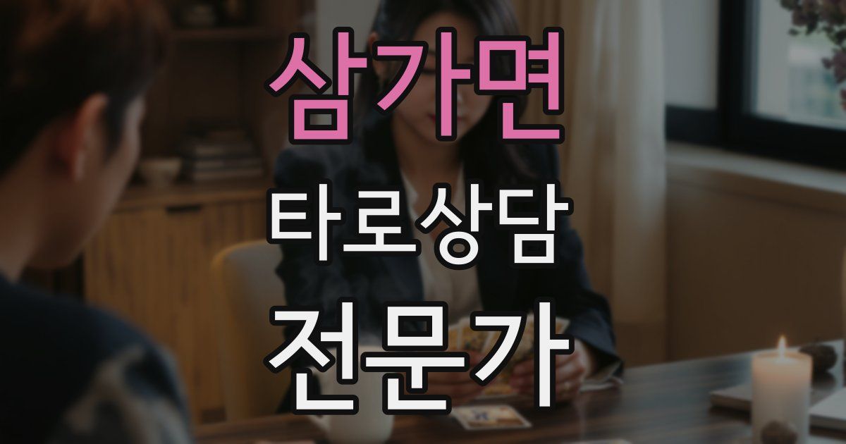 삼가면 타로상담전문가 자격증