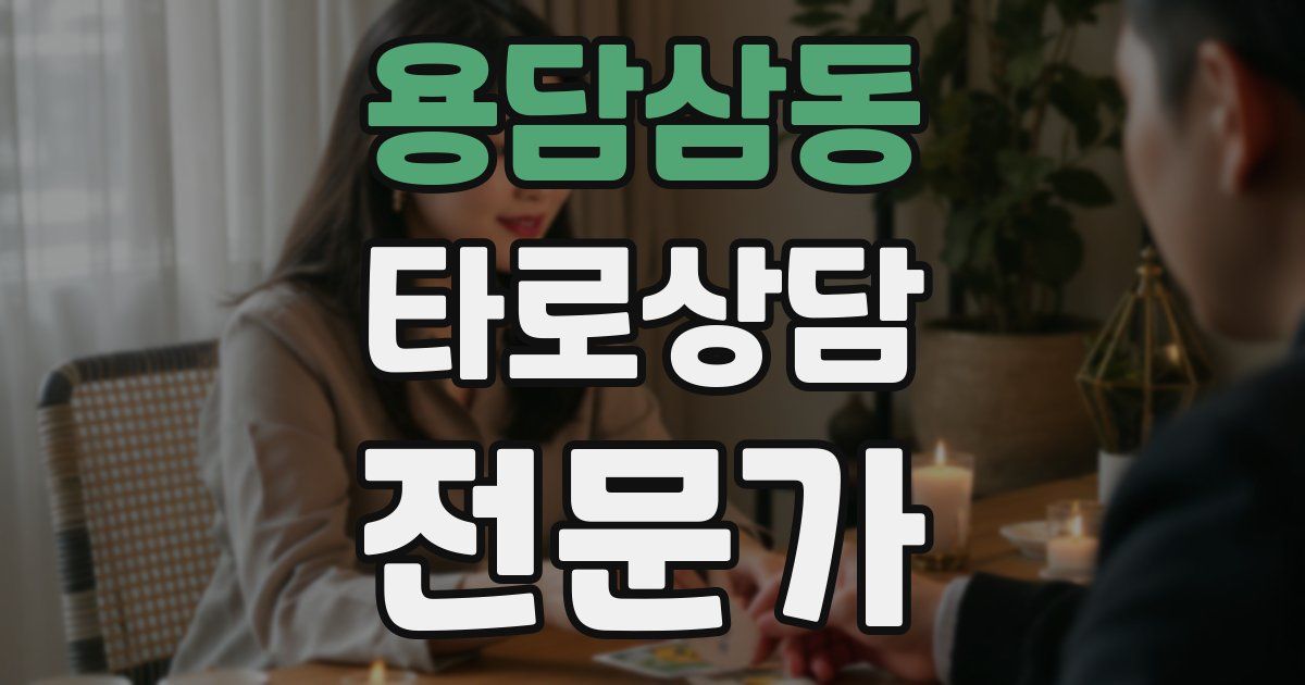 용담삼동 타로상담전문가 자격증