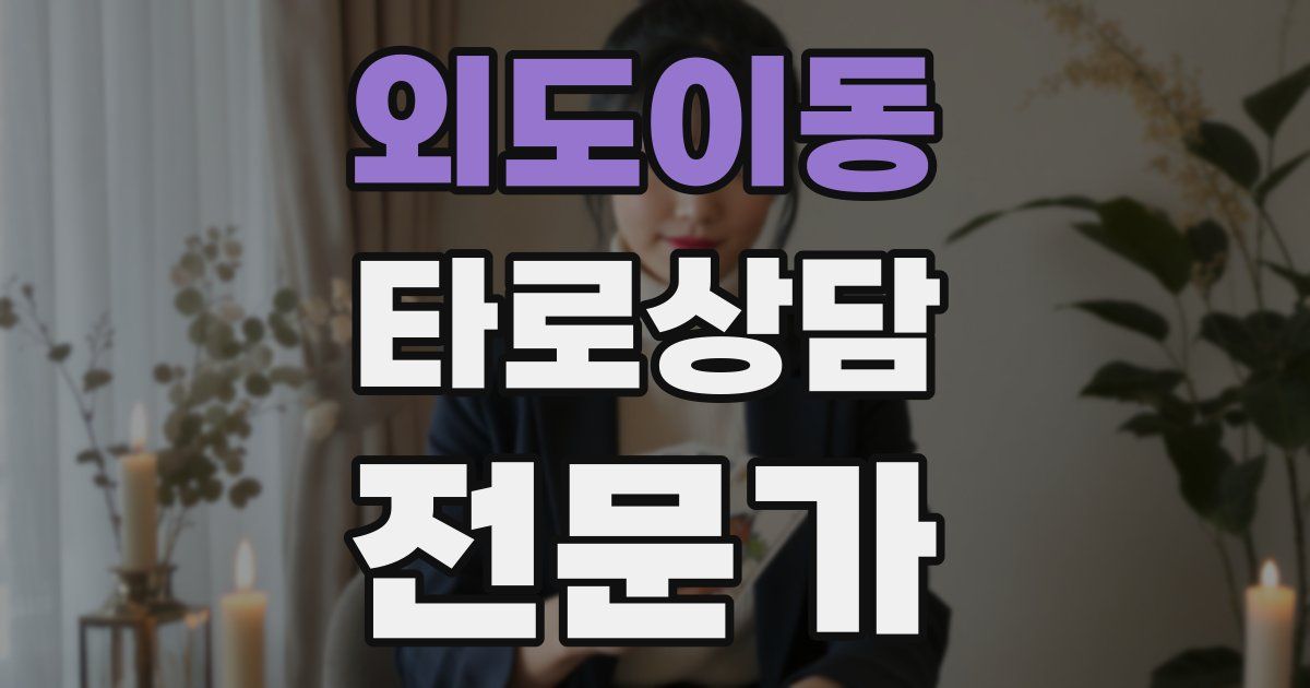 외도이동 타로상담전문가 자격증