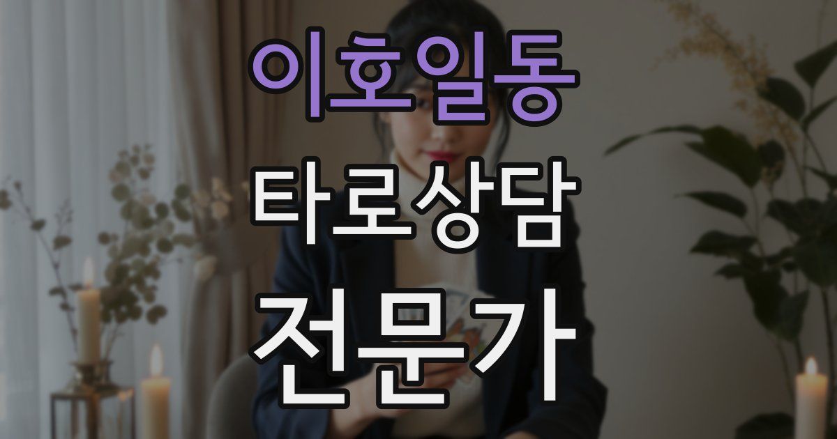 이호일동 타로상담전문가 자격증