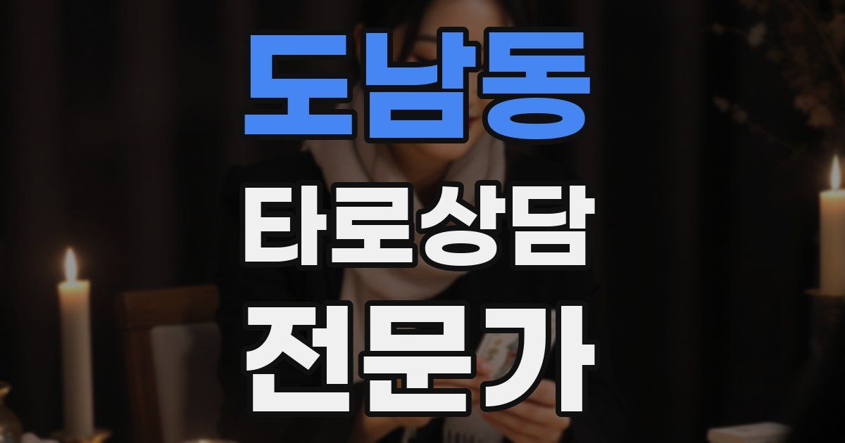 도남동 타로상담전문가 자격증