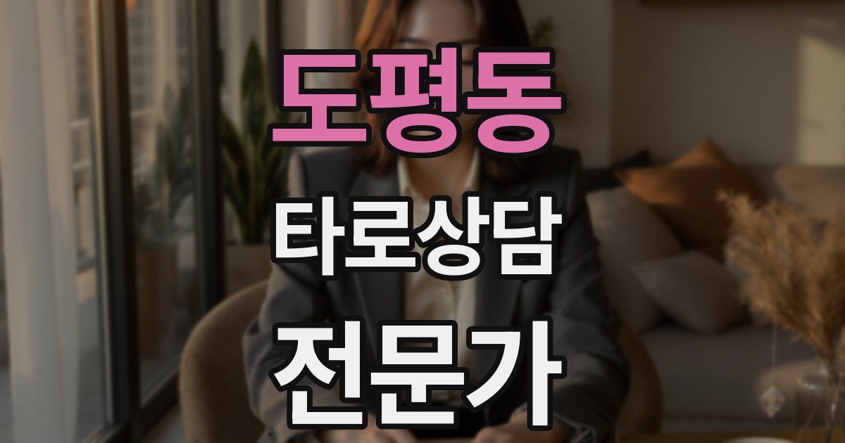 도평동 타로상담전문가 자격증