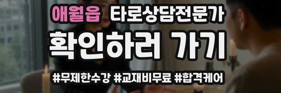 애월읍 타로상담전문가 자격증