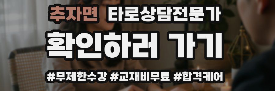 추자면 타로상담전문가 자격증