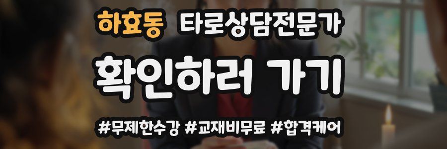 하효동 타로상담전문가 자격증