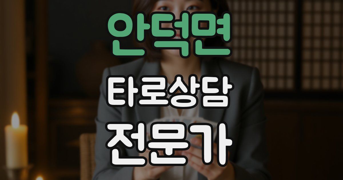안덕면 타로상담전문가 자격증
