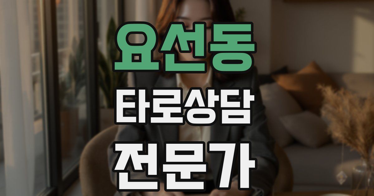 요선동 타로상담전문가 자격증