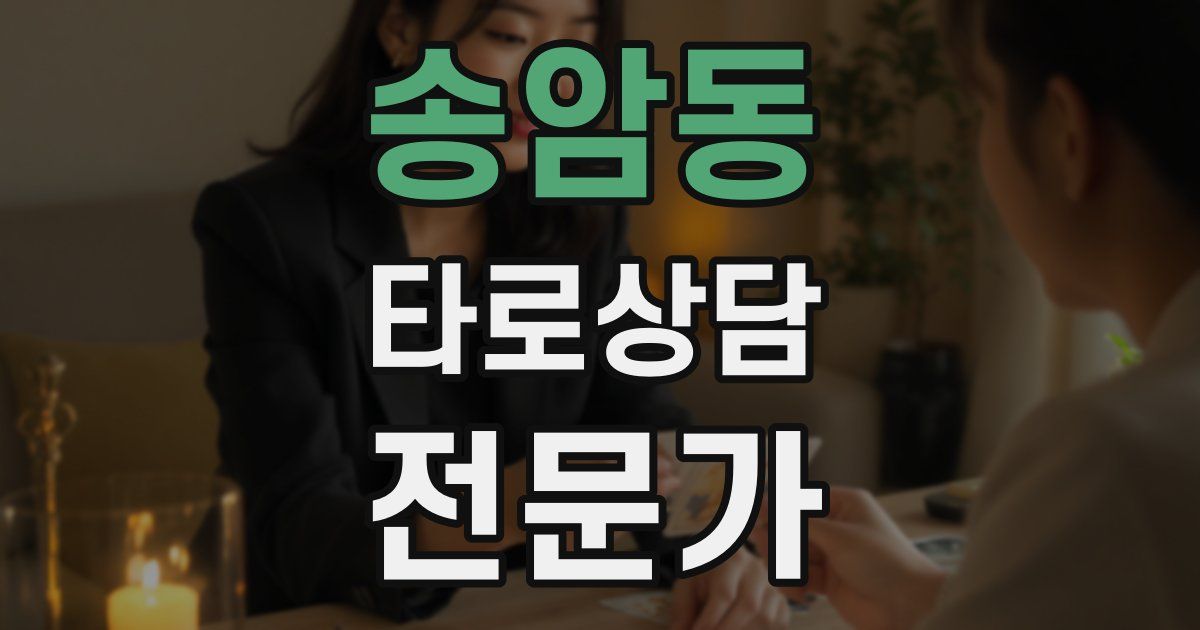 송암동 타로상담전문가 자격증