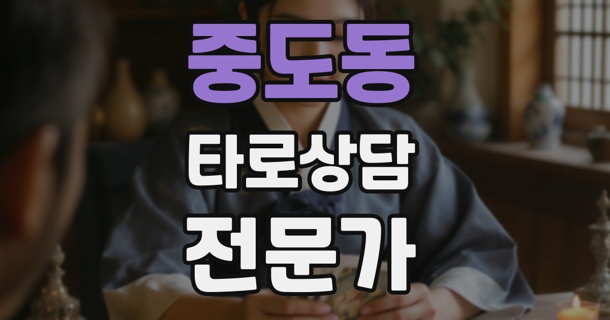 중도동 타로상담전문가 자격증