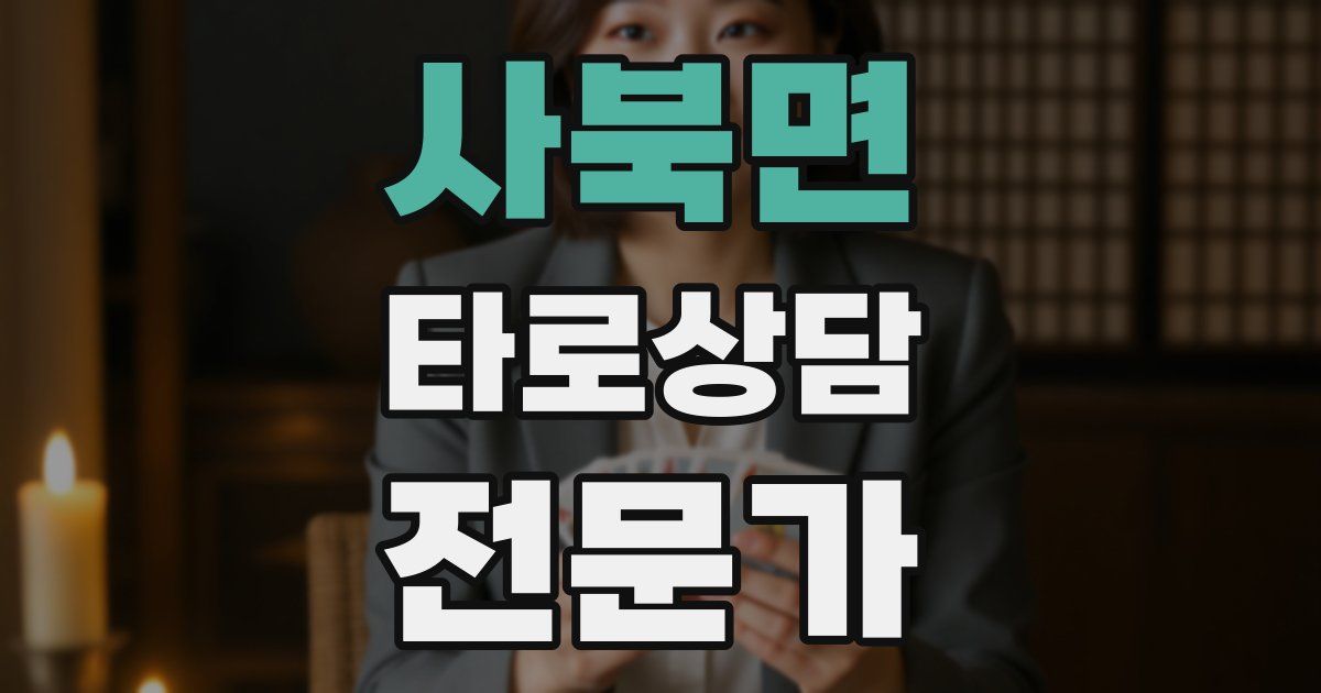 사북면 타로상담전문가 자격증