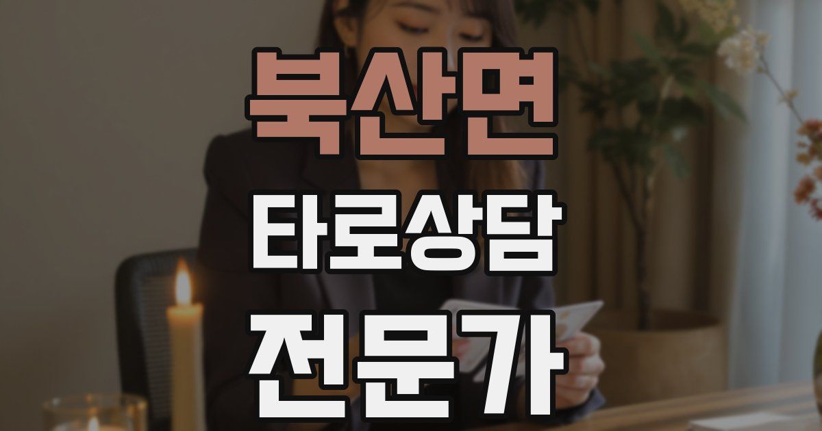 북산면 타로상담전문가 자격증