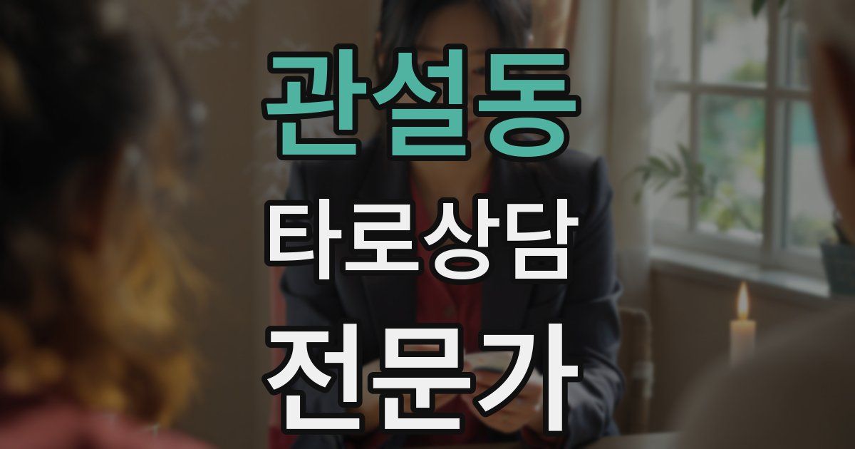 관설동 타로상담전문가 자격증