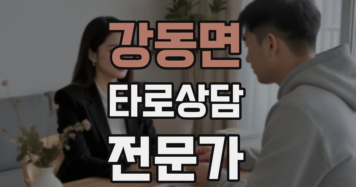 강동면 타로상담전문가 자격증