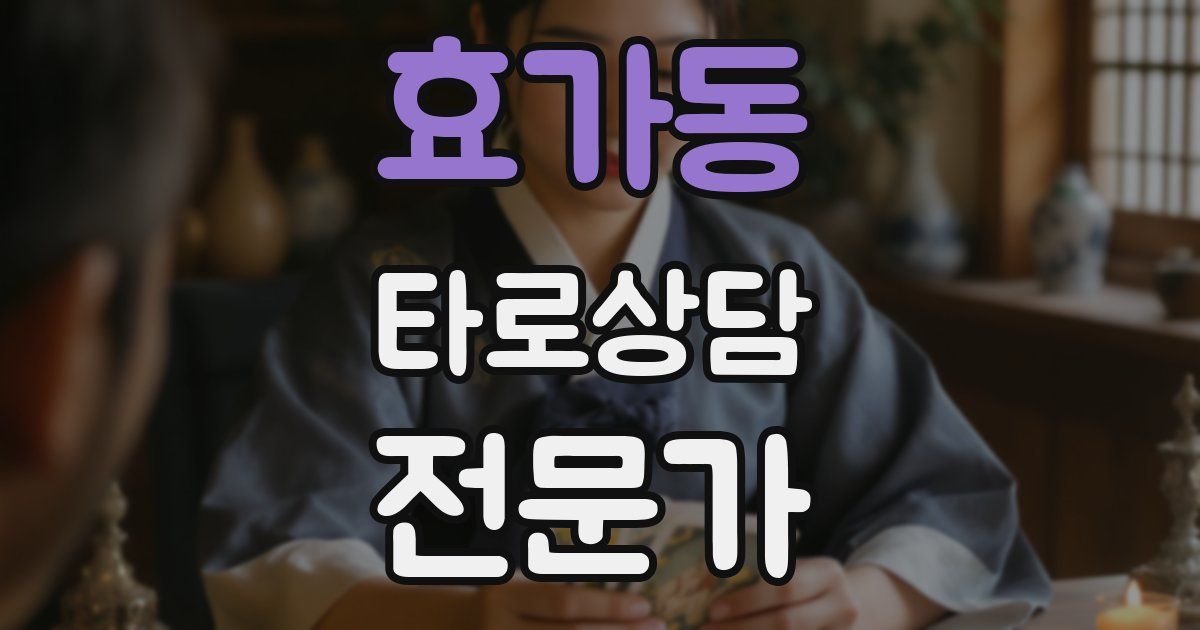 효가동 타로상담전문가 자격증