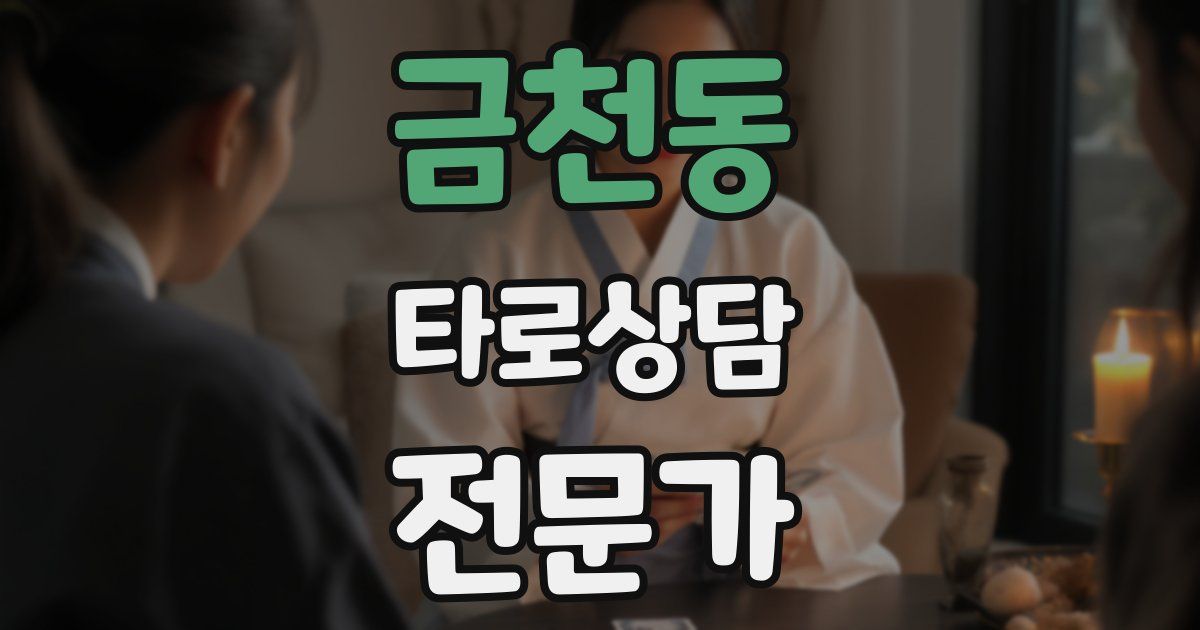 금천동 타로상담전문가 자격증