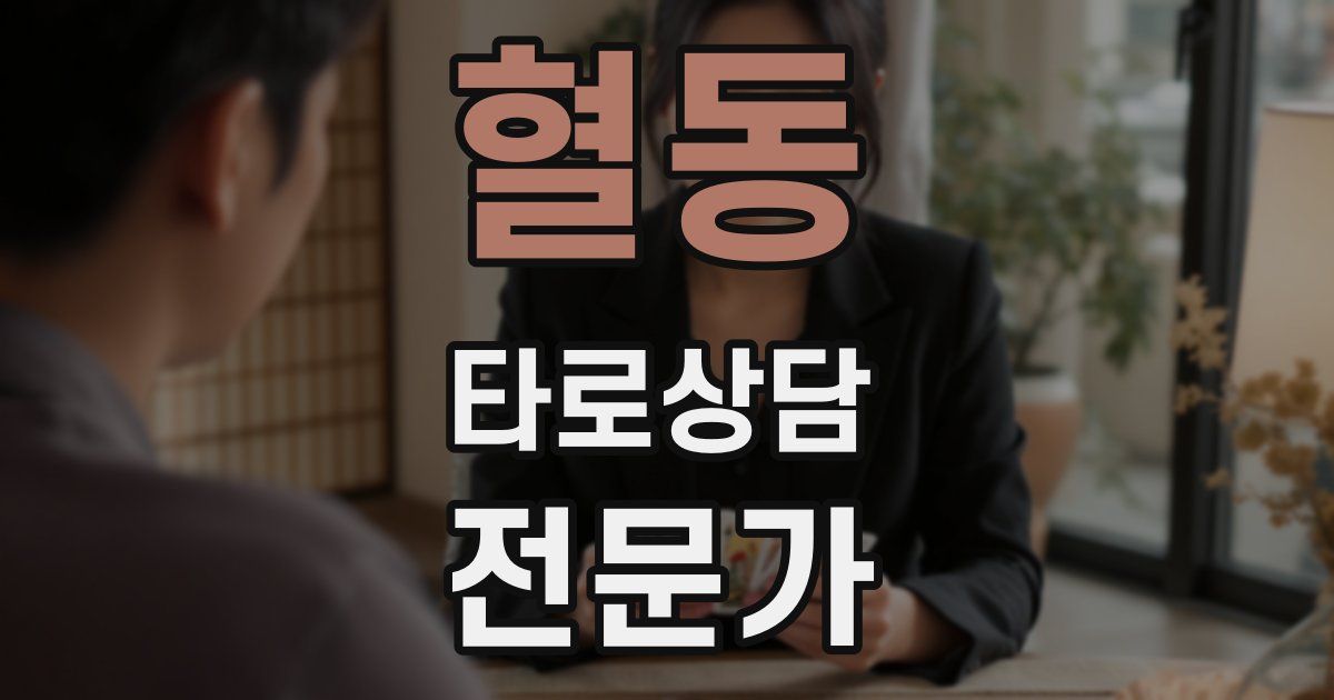혈동 타로상담전문가 자격증