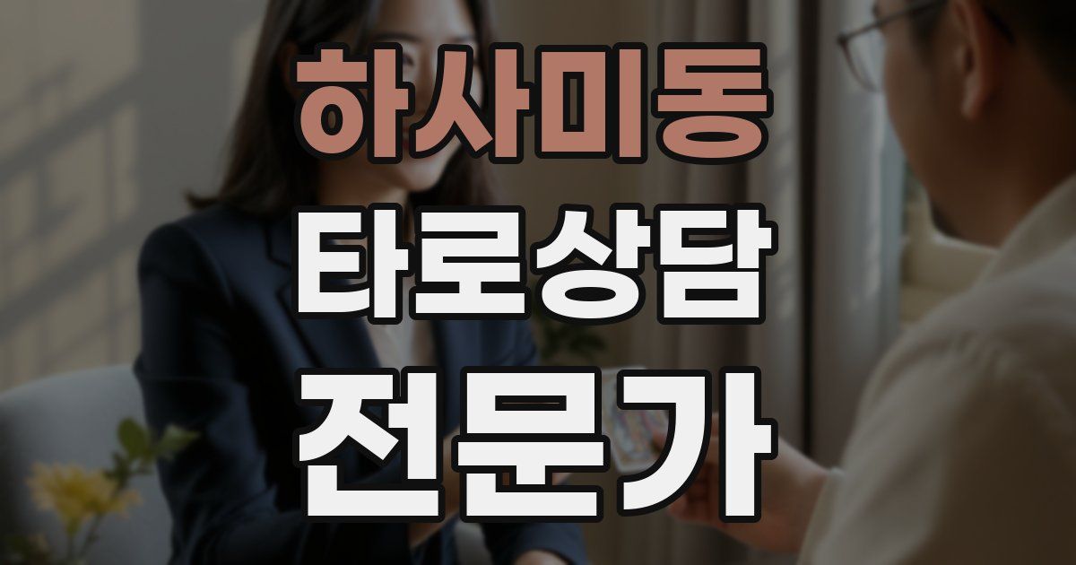 하사미동 타로상담전문가 자격증