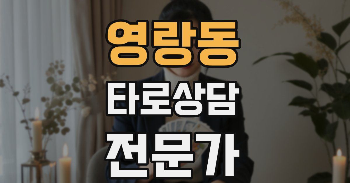 영랑동 타로상담전문가 자격증