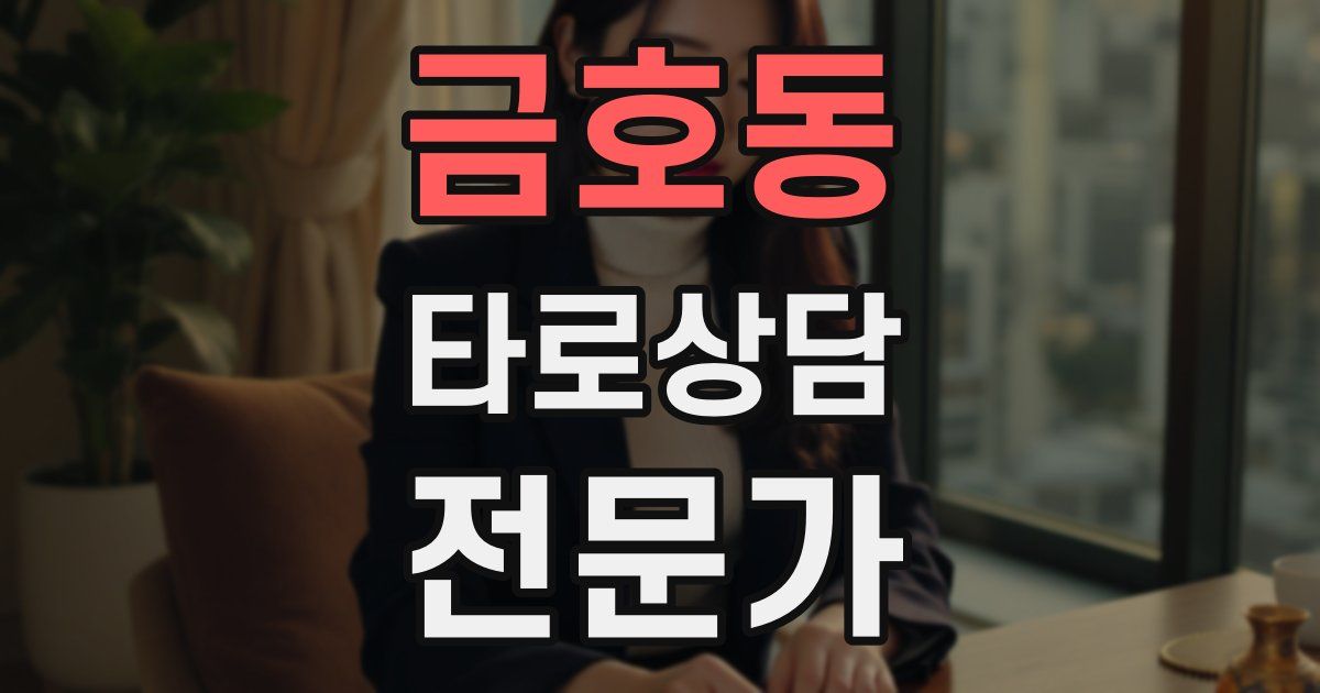 금호동 타로상담전문가 자격증