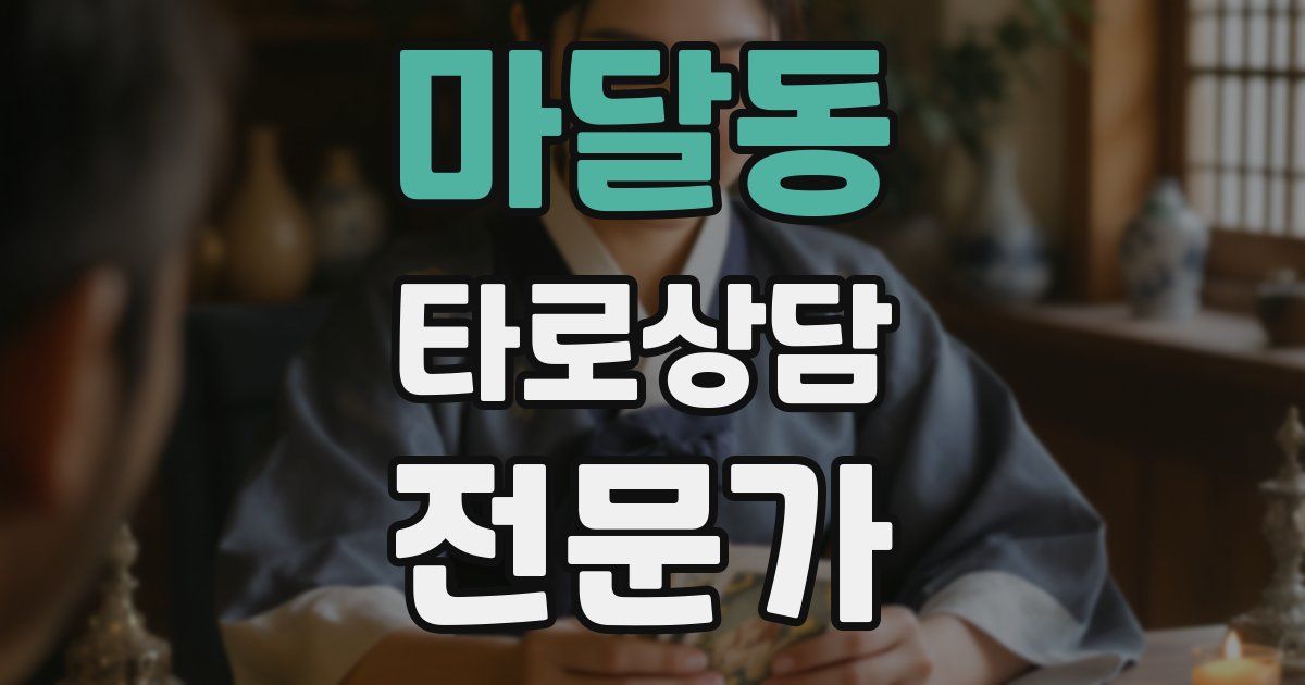 마달동 타로상담전문가 자격증